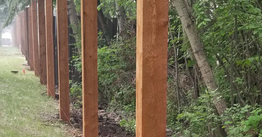 fence post hole services
